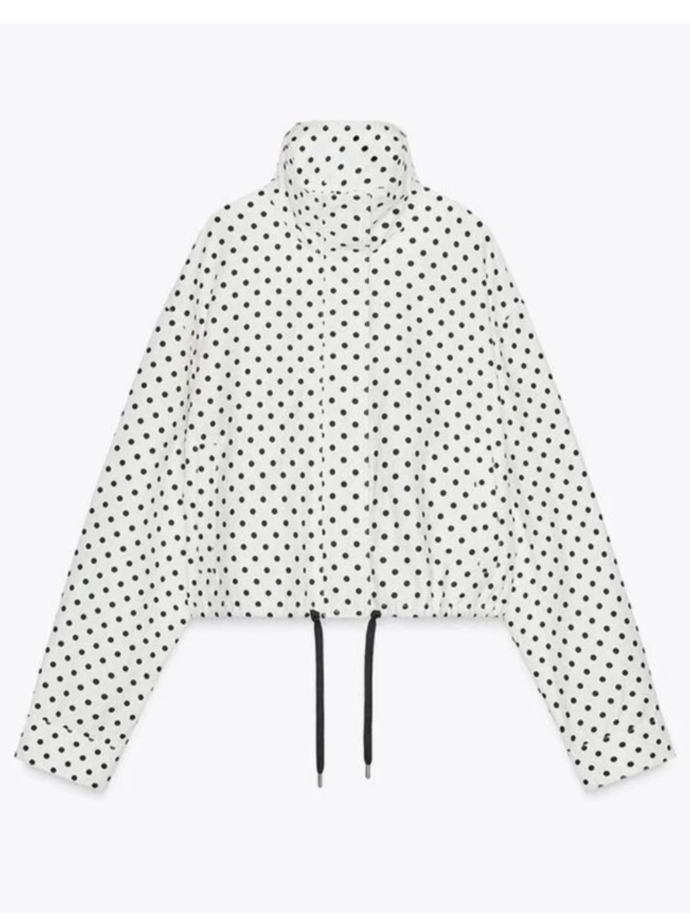 Zara Polkadot High Neck Jacket - Picture 2 of 14